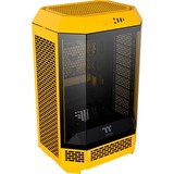 Thermaltake The Tower 300 Bumblebee, Tower-Gehäuse dunkelgelb, Tempered Glass