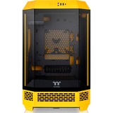 Thermaltake The Tower 300 Bumblebee, Tower-Gehäuse dunkelgelb, Tempered Glass