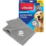 Vileda Pet Pro Microfaser-Handtuch XL grau, Größe XL, 65 x 100cm