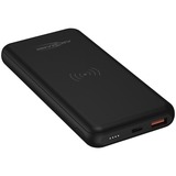 Ansmann Powerbank 10000 mAh PB218 wireless schwarz, 10.000 mAh