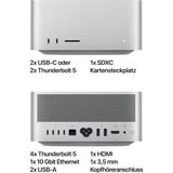 Apple Mac Studio M4 Max 2025 CTO, MAC-System silber, macOS, Final Cut Pro, Logic Pro
