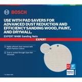 Bosch Professional Expert M480 Netzstruktur-Schleifblatt Ø 225mm, K120 25 Stück, für Trockenbauschleifer