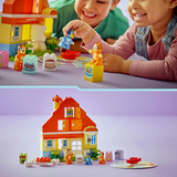 LEGO 10459 DUPLO Bluey Blueys Familienhaus mit Memory-Spiel, Konstruktionsspielzeug 