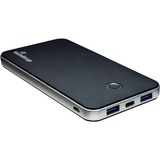 MediaRange  Powerbank 10.000 mAh schwarz/silber, Power Delivery Schnellladetechnologie