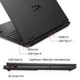 OMEN HyperX OMEN 15-gb0058ng, Gaming-Notebook AMD Ryzen 5 240, NVIDIA GeForce RTX 5060, 16 GB DDR5, 512 GB (512 GB SSD), Windows 11 Home