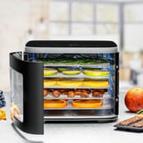 Rommelsbacher Mini Dörrautomat DA 450 edelstahl/schwarz, 450 Watt, Dörrfläche 23,5cm x 18cm pro Ebene