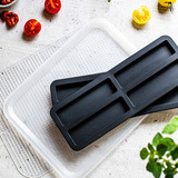 Rommelsbacher Mini Dörrautomat DA 450 edelstahl/schwarz, 450 Watt, Dörrfläche 23,5cm x 18cm pro Ebene