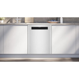Siemens SN13HW72CS iQ300, Spülmaschine weiß/schwarz, 60 cm, Home Connect
