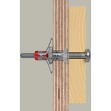 fischer Hohlraumdübel DuoHM 6x55 S TX  4 Stück, mit Panhead-Schraube
