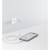 goobay Supersoftes USB 2.0 Textilkabel, USB-C Stecker > USB-C Stecker weiß, 0,5 Meter
