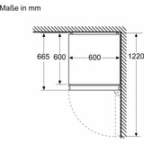 Bosch KGN392ICF Serie 4, Kühl-/Gefrierkombination edelstahl