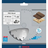 Bosch PRO Wood cordless Kreissägeblatt, Ø 140mm, 24Z Bohrung 10mm, für Akku-Handkreissägen