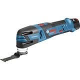 Bosch Professional Akku-Multi-Cutter GOP 12V-28 Professional, 12Volt, Multifunktions-Werkzeug blau/schwarz, 2x Li-Ionen Akku 3,0Ah, in L-BOXX