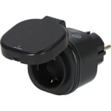 Brennenstuhl Connect WiFi Steckdose WA 3600 XS03 Outdoor schwarz, Sprachsteuerung, Zeitschaltuhr, App