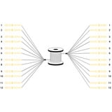 Digitus Glasfaser Universal Breakout Kabel, Duplex, LC/UPC Stecker, Singlemode OS2 schwarz, 100 Meter, vorkonfektioniert