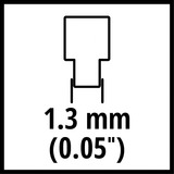 EINHELL Ersatz-Sägekette 35cm, 53T, 3/8", 1,3mm für Benzin-Kettensäge GC-PC 1335/1 I und andere