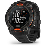 Garmin Instinct 3 Solar - 45 mm, Smartwatch Kohle/ Schwarz, Silikon-Armband