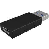 ICY BOX USB 3.2 Gen 2 Adapter IB-CB015, USB-A Stecker > USB-C Buchse schwarz