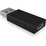 ICY BOX USB 3.2 Gen 2 Adapter IB-CB015, USB-A Stecker > USB-C Buchse schwarz