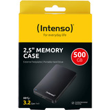 Intenso Memory Case 2,5" 500 GB Generalüberholt, Externe Festplatte Micro-USB-B 3.2 (5 Gbit/s)