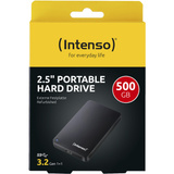 Intenso Portable Hard Drive 500 GB Generalüberholt, Externe Festplatte Micro-USB-B 3.2 (5 Gbit/s)