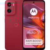 Motorola moto g05 64GB, Handy Plum Red, Android 15, Kunstleder, 4 GB LPDDR4X