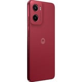 Motorola moto g05 64GB, Handy Plum Red, Android 15, Kunstleder, 4 GB LPDDR4X