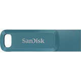 SanDisk Ultra Dual Drive Go 64 GB, USB-Stick blaugrün