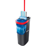 Vileda H2PrO Flachwischer Set, Bodenwischer schwarz/rot, mit Zweitanksystem