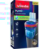 Vileda H2PrO Flachwischer Set, Bodenwischer schwarz/rot, mit Zweitanksystem