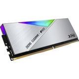 ADATA CUDIMM 48 GB DDR5-8400 (2x 24 GB) Dual-Kit, Arbeitsspeicher silber, AX5CU8400C4024G-DCLACRSG, XPG Lancer Neon RGB