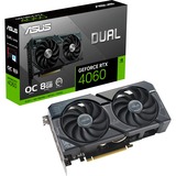 ASUS GeForce RTX 4060 DUAL OC, Grafikkarte schwarz, DLSS 3, 3x DisplayPort, 1x HDMI 2.1