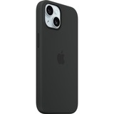 Apple Silikon Case mit MagSafe, Handyhülle schwarz, iPhone 15