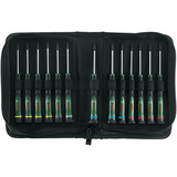 Bosch Präzisions-Schraubendreher Set, 13 teilig grün/schwarz