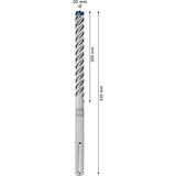 Bosch Professional EXPERT Hammerbohrer SDS-max-8X, Ø 20mm Arbeitslänge 200mm