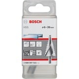Bosch Professional HSS-Stufenbohrer, Ø 6mm - Ø 39mm 12 Stufen, mit Spiralnut
