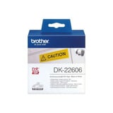 Brother Endlos-Etikett (Film) DK-22606, Schriftband Gelb