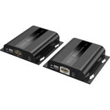 Digitus HDMI IP PoE Extender Set, HDMI Verlängerung schwarz, 4K/60Hz