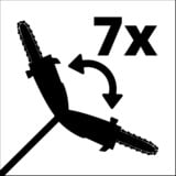 EINHELL Power X-Change Akku-Hochentaster GE-LC 18 Li T, 18Volt rot, ohne Akku und Ladegerät