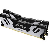 Kingston FURY DIMM 32 GB DDR5-6400 (2x 16 GB) Dual-Kit, Arbeitsspeicher schwarz/silber, KF564C32RSK2-32, Fury Renegade Silver, INTEL XMP