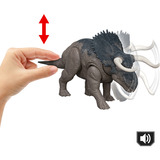 Mattel Jurassic World Wild Roar Nasutoceratops, Spielfigur 