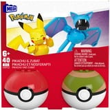 Mattel MEGA Pokémon Poké Ball - Pikachu und Zubat, Konstruktionsspielzeug 