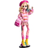 Mattel Monster High Wednesday Sammelpuppe - Enid Sinclair in pink mit Accessoires 