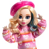 Mattel Monster High Wednesday Sammelpuppe - Enid Sinclair in pink mit Accessoires 