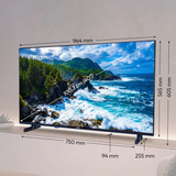 Medion LIFE MD 843101, LED-Fernseher 108 cm (43 Zoll), schwarz, FullHD, PVR, WLAN, Bluetooth
