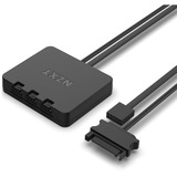 NZXT F120 RGB-Dreierpack 120x120x26, Gehäuselüfter schwarz, 3er Pack inkl. RGB & Fan Controller, 120 mm