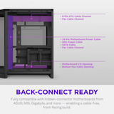 NZXT H6 RGB+ ( 2026 ) All Black, Tower-Gehäuse schwarz, Tempered Glass x 2
