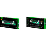 Razer Reclusa X Mini 65, Gaming-Tastatur schwarz/mehrfarbig, DE-Layout, Razer Orange Gen-3