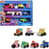 Spin Master Paw Patrol: Der Mighty Kinofilm, 7-teiliges Pup Squad Racers-Geschenkset, Spielfahrzeug mit Liberty-Spielzeugauto