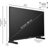 Telefunken XH32TO750S, LED-Fernseher 80 cm (32 Zoll), schwarz, WXGA, Triple Tuner, SmartTV, TiVo Betriebssystem